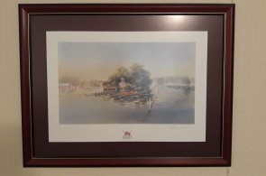 Solid cedar picture frame
